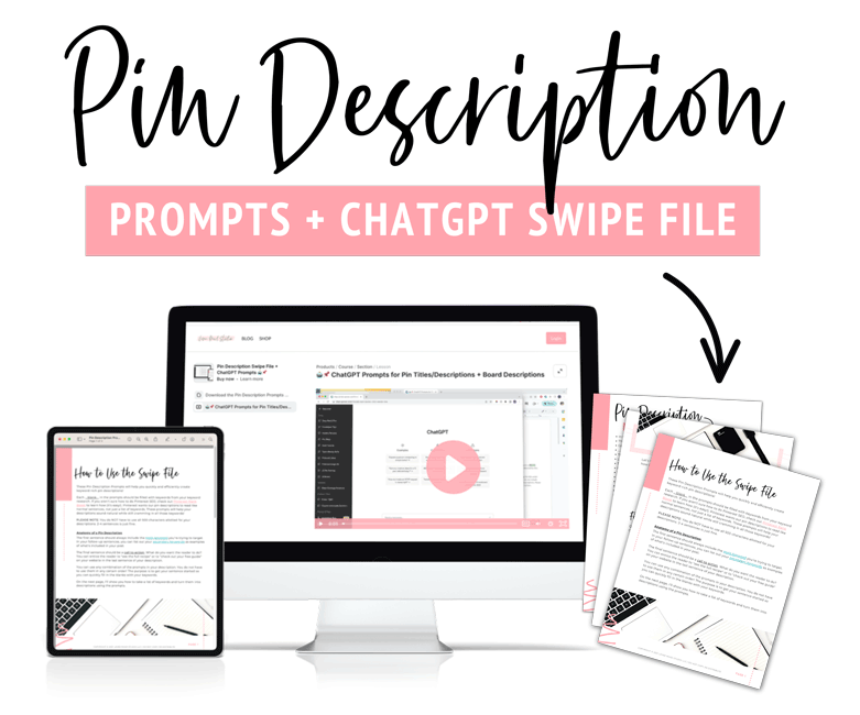 Pin Description Swipe File + ChatGPT Prompts