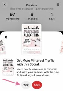 Infographic showcasing Pinterest algorithm updates
