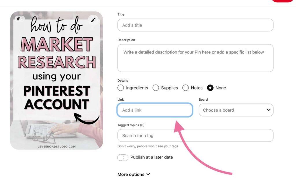 Pinterest adds link button to Idea Pins
